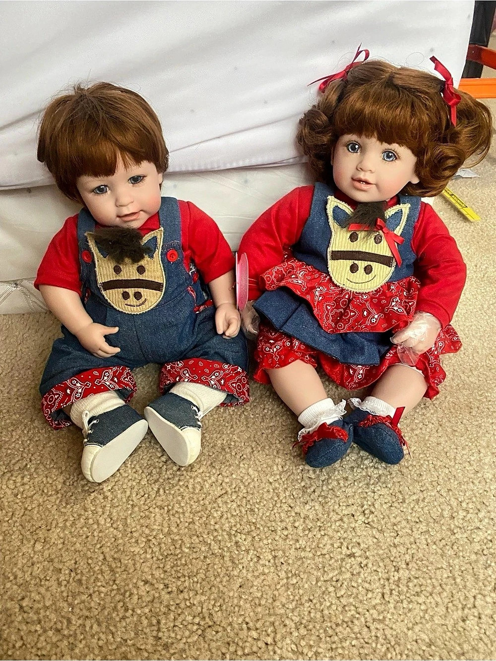 Adora Twin Toddler dolls 20’ Retired Vintage Red Hair